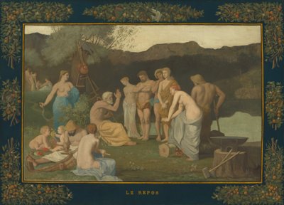 Ruhe von Pierre Puvis de Chavannes