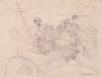 Der arme Fischer von Pierre Puvis de Chavannes