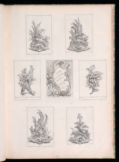 Seite für Livre de Legumes von Pierre Quentin Chedel