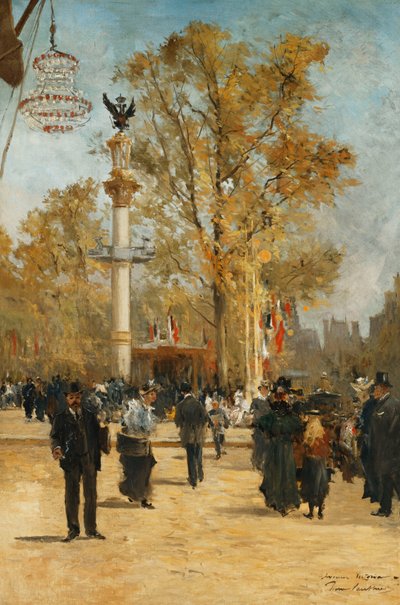 Avenue Victoria, 1876 von Pierre Vauthier