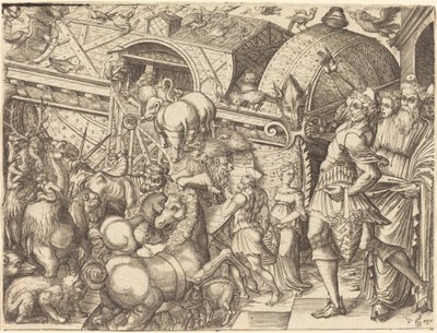 Noahs Arche von Pierre Woeiriot
