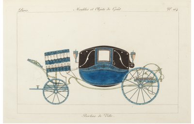 Berline de ville, 1800er Jahre von Pierre de La Mesangere
