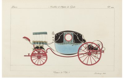 Stadtwagen, 1800er Jahre von Pierre de La Mesangere