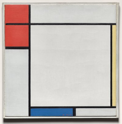 Komposition mit Rot, Gelb und Blau von Piet Mondrian