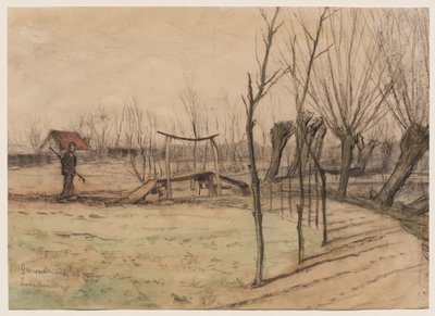 Landschaft bei Loosduinen von Piet Mondrian