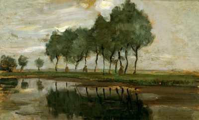 Landschaft mit Bäumen in der Nähe von Gein von Piet Mondrian