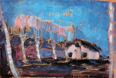 Nachtlandschaft, 1908 von Piet Mondrian