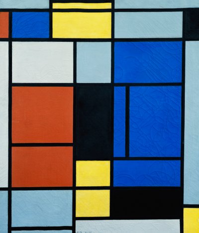 Tafel Nr. 1 von Piet Mondrian