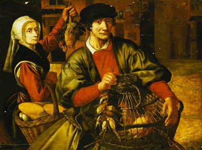 Ein Geflügelverkäufer von Pieter Aertsen