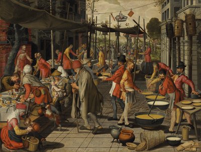 Das Gleichnis vom Hochzeitsfest von Pieter Aertsen