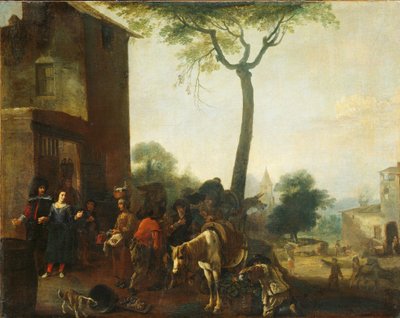 Weinlese von Pieter Bodding van Laer (manner of)
