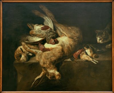 Stilleben mit totem Hasen von Pieter or Peter Boel