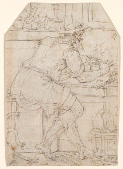 Handwerker bei der Arbeit von Pieter Coecke van Aelst