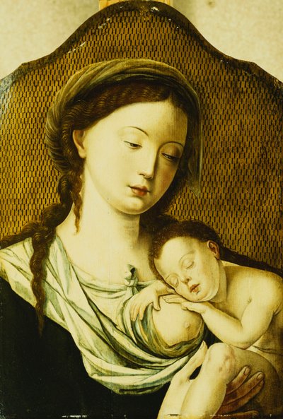 Die Madonna und das Kind von Pieter Coecke van Aelst