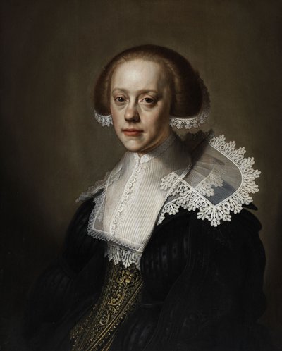Porträt einer Dame von Pieter Dubordieu