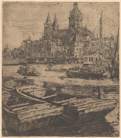 Basilika des Heiligen Nikolaus in Amsterdam von Pieter Dupont