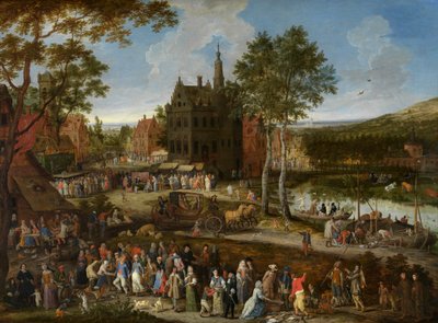 Flämischer Jahrmarkt von Peeter Gijsels