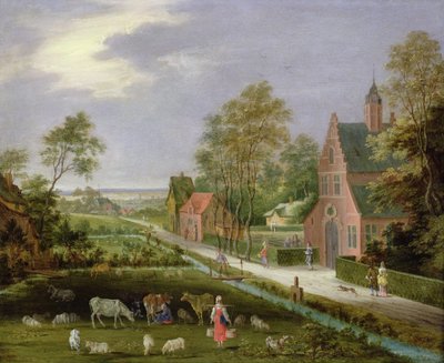 Dorflandschaft von Peeter Gijsels