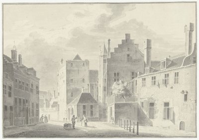 Hinter dem Dom in Utrecht von Pieter Jan van Liender