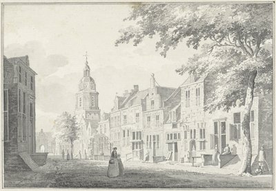 Dorfstraße in Buren von Pieter Jan van Liender