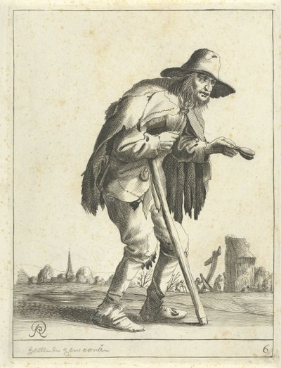 Aussätziger Bettler von Pieter Jansz Quast