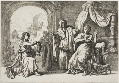 Sophonisba erhält den vergifteten Becher von Pieter Lastman