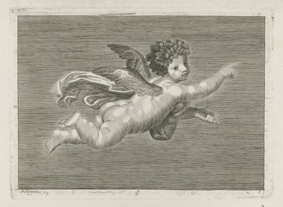 Zeigender Putto von Pieter Romans