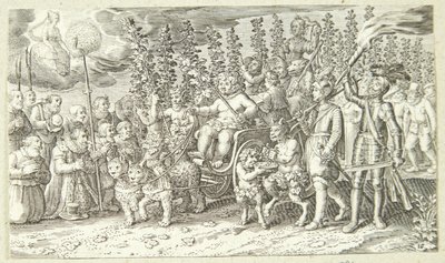 Triumphzug des Bacchus nach Theben von Pieter Serwouters