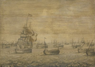 Die niederländische Heringsflotte von Pieter Vogelaer