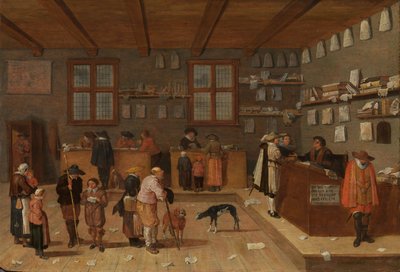 Das Büro des Anwalts, 1628 von Pieter de Bloot