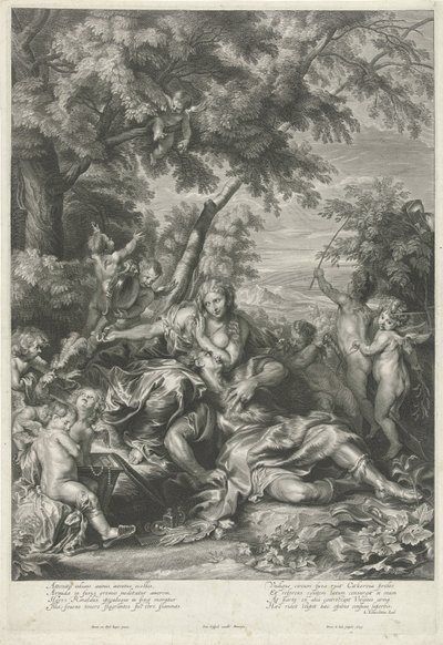 Rinaldo und Armida von Pieter de Jode (II)