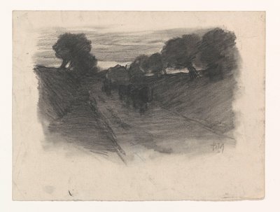 Landweg mit Heuwagen von Pieter de Josselin