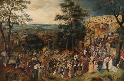 Christus trägt das Kreuz von Pieter the Younger Brueghel