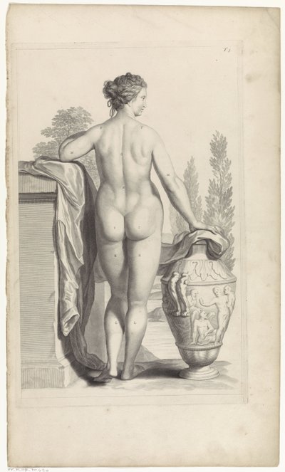 Studie des weiblichen Akts von Pieter van Gunst