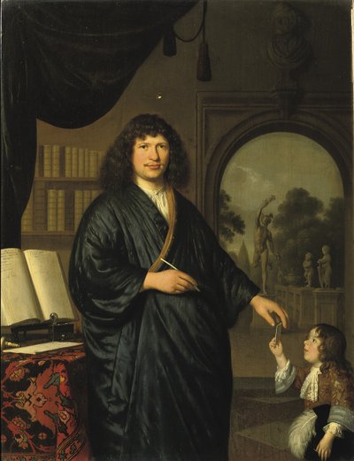 Porträt eines Gentlemans von Pieter van Slingelandt