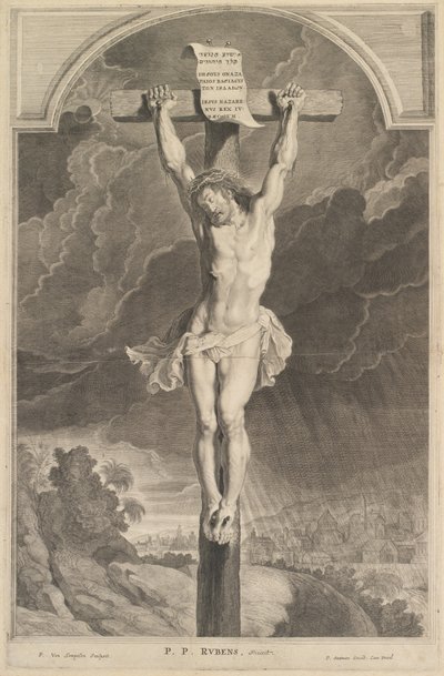 Christus am Kreuz von Pieter van Sompel