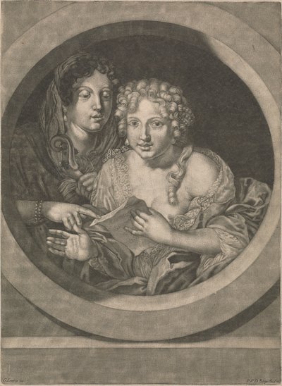 Mädchen singen von Pieter van den Berge