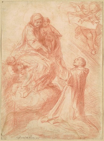Die Vision von Simon Stock von Pietro Antonio de Pietri