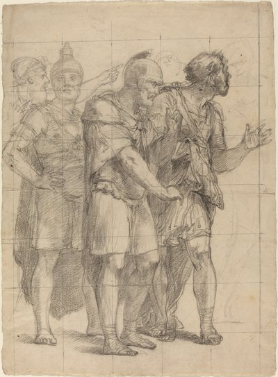 Vier stehende Krieger von Pietro Fancelli