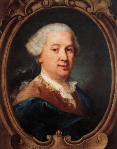 Porträt von Carlo Goldoni von Pietro Longhi
