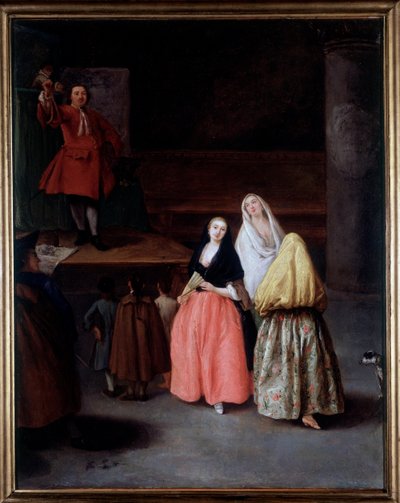 Der Scharlatan von Pietro Longhi