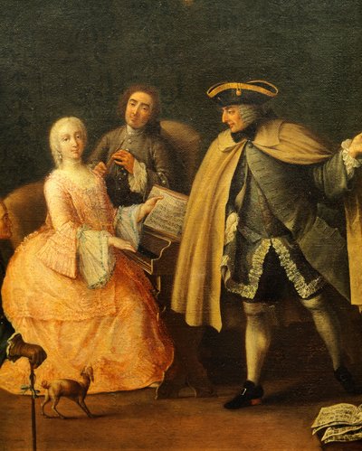 Der Musiklehrer von Pietro Longhi