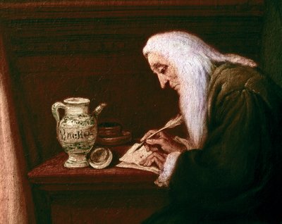 Der Apotheker (Detail) von Pietro Longhi