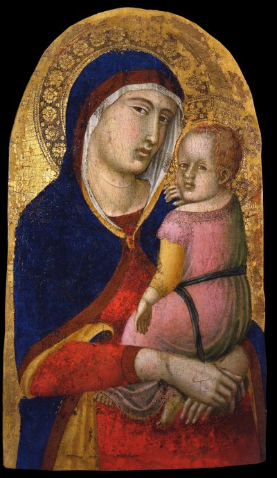 Madonna mit Kind, um 1340 von Pietro Lorenzetti