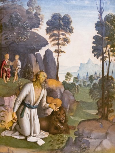 Heiliger Hieronymus in Buße von Pietro Perugino