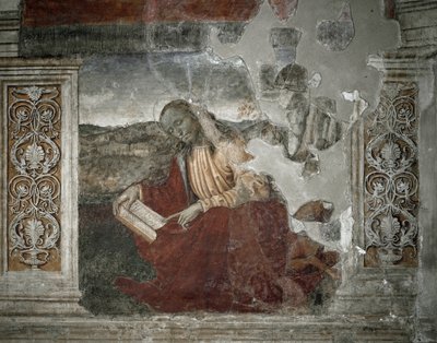 Der heilige Lukas der Evangelist von Pietro Perugino