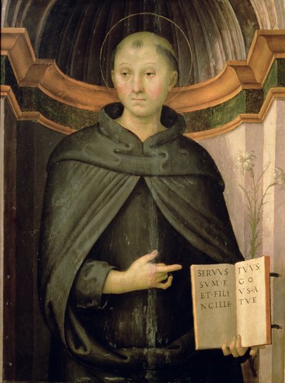 St. Nikolaus von Tolentino von Pietro Perugino