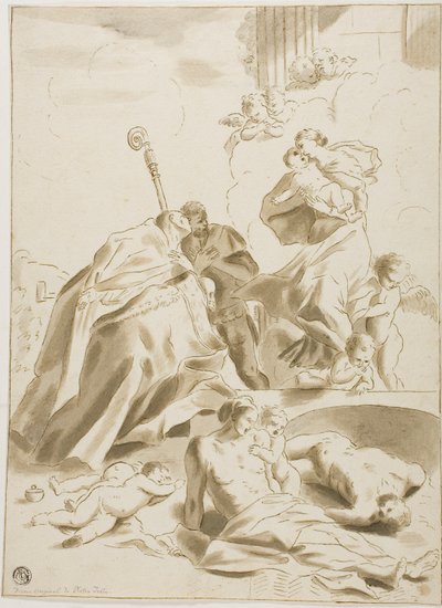 Verdammung der Häresie von Pietro Testa