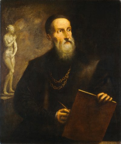 Imaginäres Selbstporträt von Tizian von Pietro della Vecchia