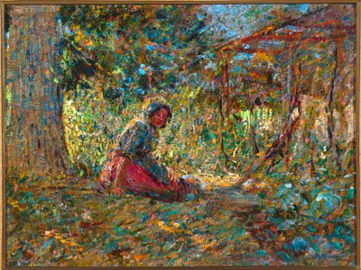 Im Garten, um 1891 von Plinio Nomellini